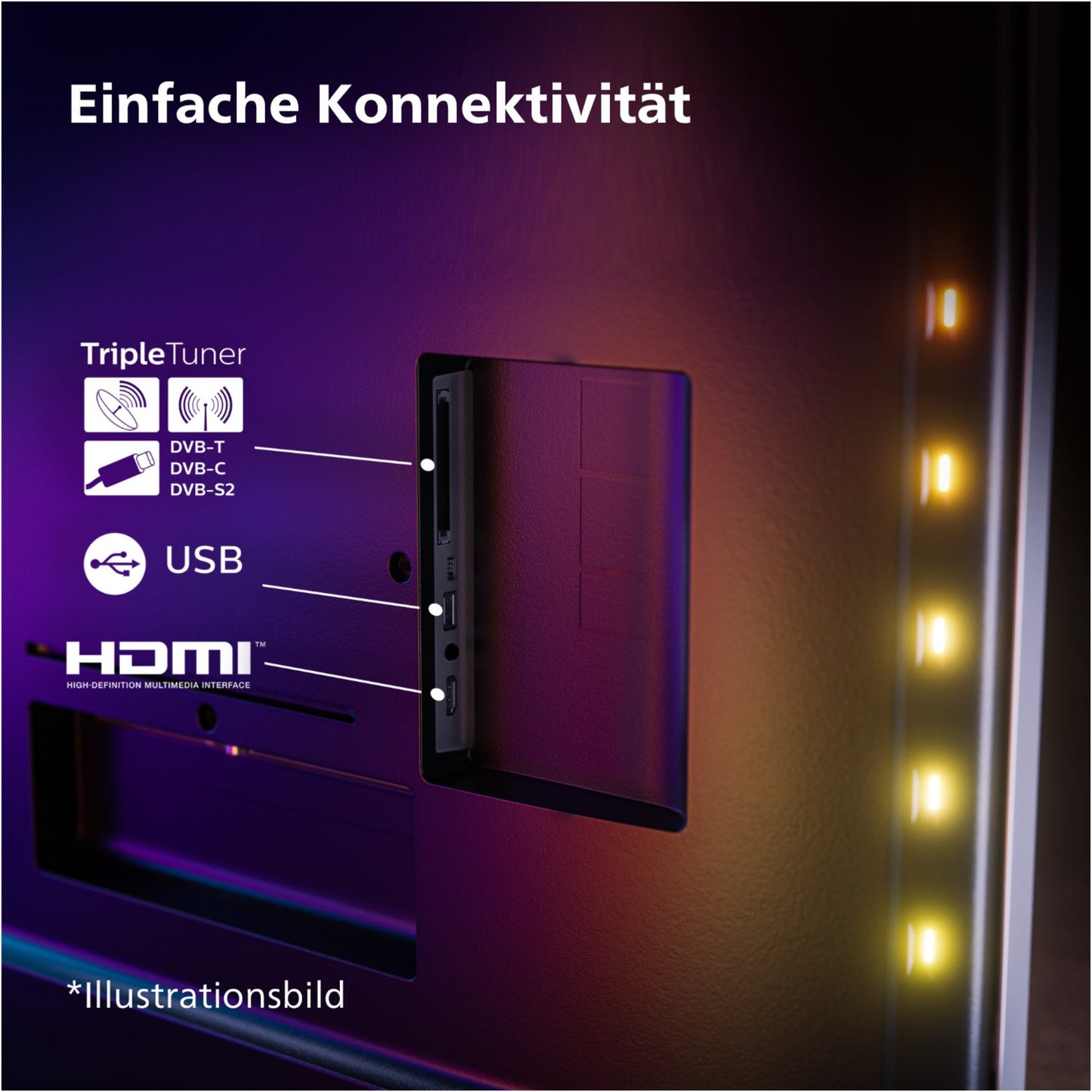 Philips 43PUS8389/12 108 cm (43") LCD-TV mit LED-Technik mattschwarz / G
