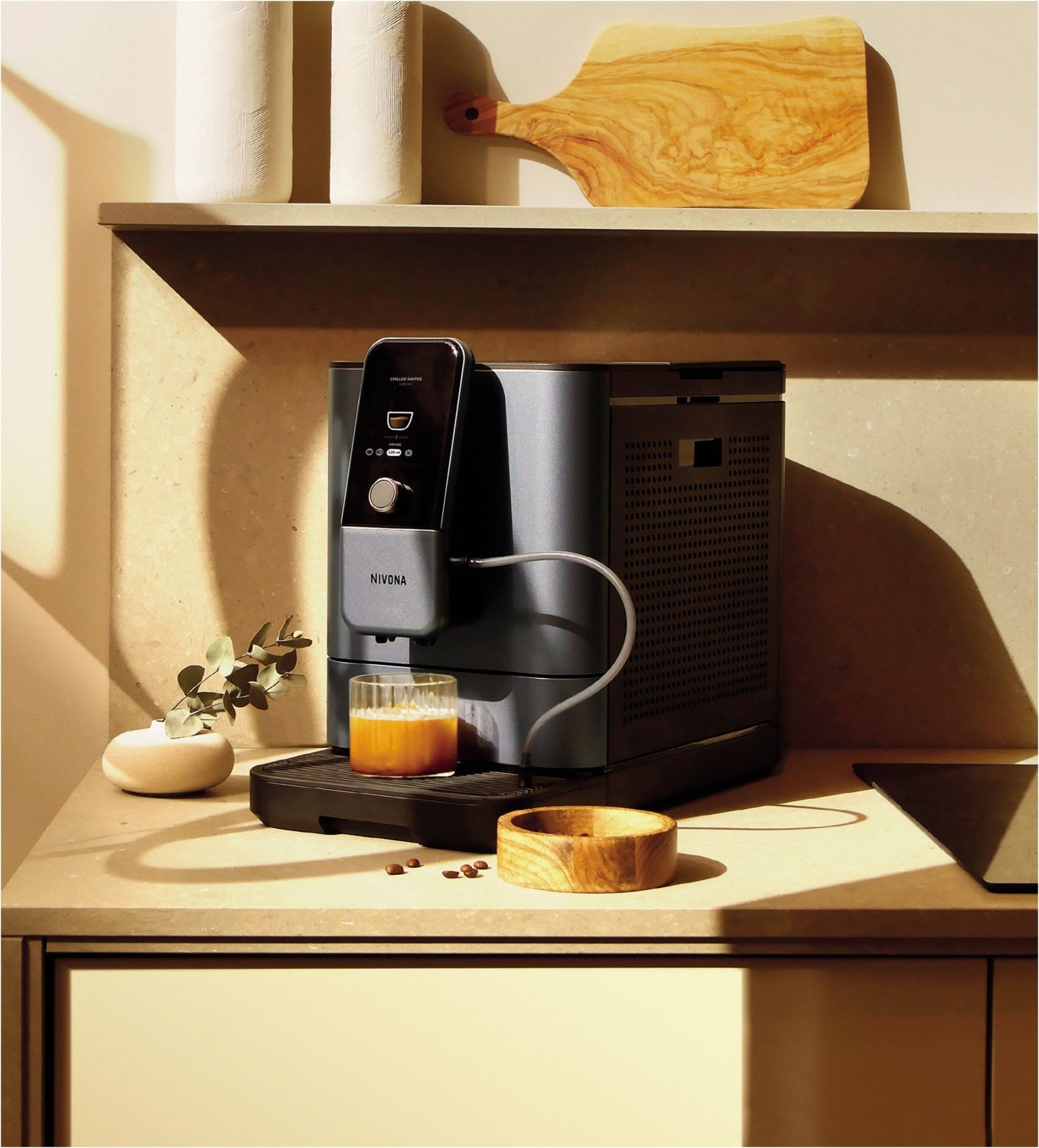Nivona CafeRomatica NIVO 8107 Kaffee-Vollautomat perlenblau