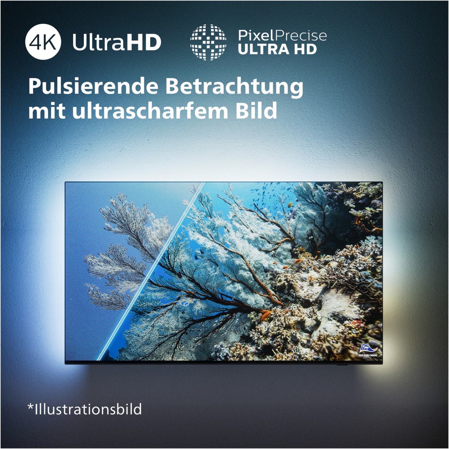 Philips 43PUS8389/12 108 cm (43") LCD-TV mit LED-Technik mattschwarz / G