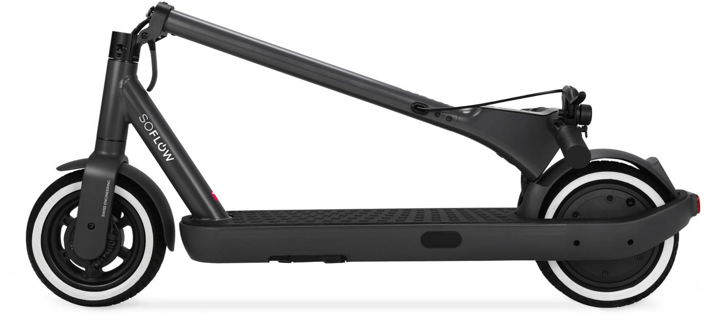 SoFlow SO ONE E-Scooter mit Straßenzulassung schwarz Gebraucht / Generalüberholt
