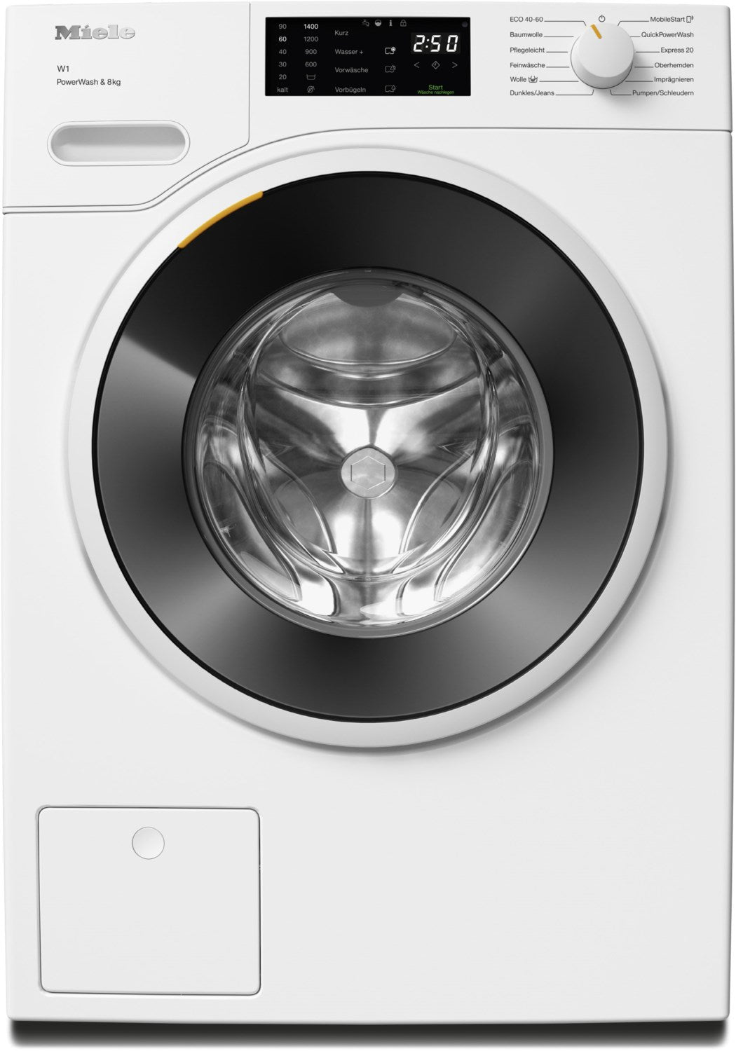 Miele WWB360 WPS PWash & 8kg Stand-Waschmaschine-Frontlader lotosweiß / A