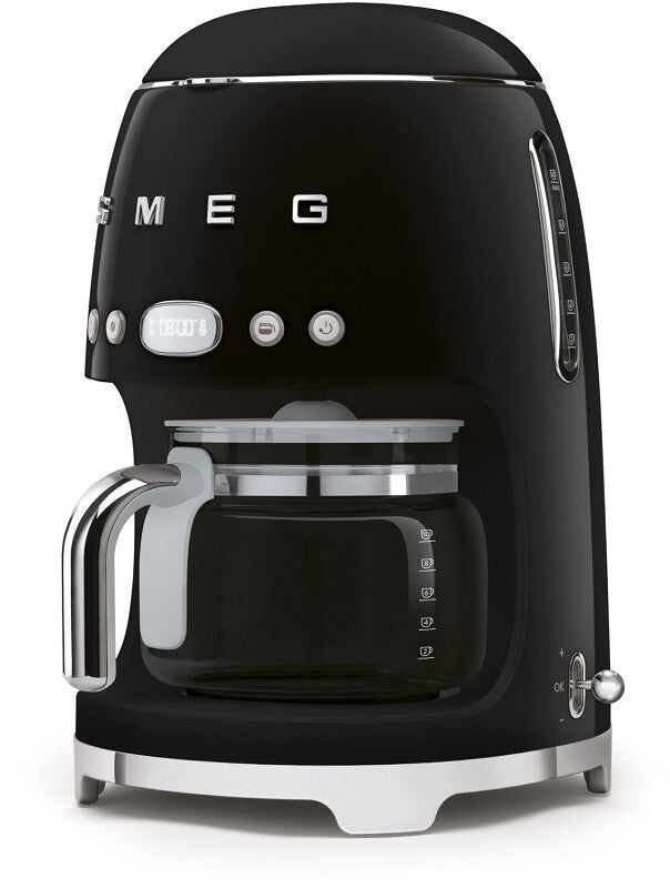 Smeg Kaffeemaschine DCF02BLEU schwarz 50`s Retro Style