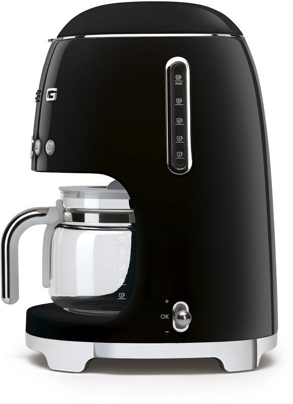 Smeg Kaffeemaschine DCF02BLEU schwarz 50`s Retro Style