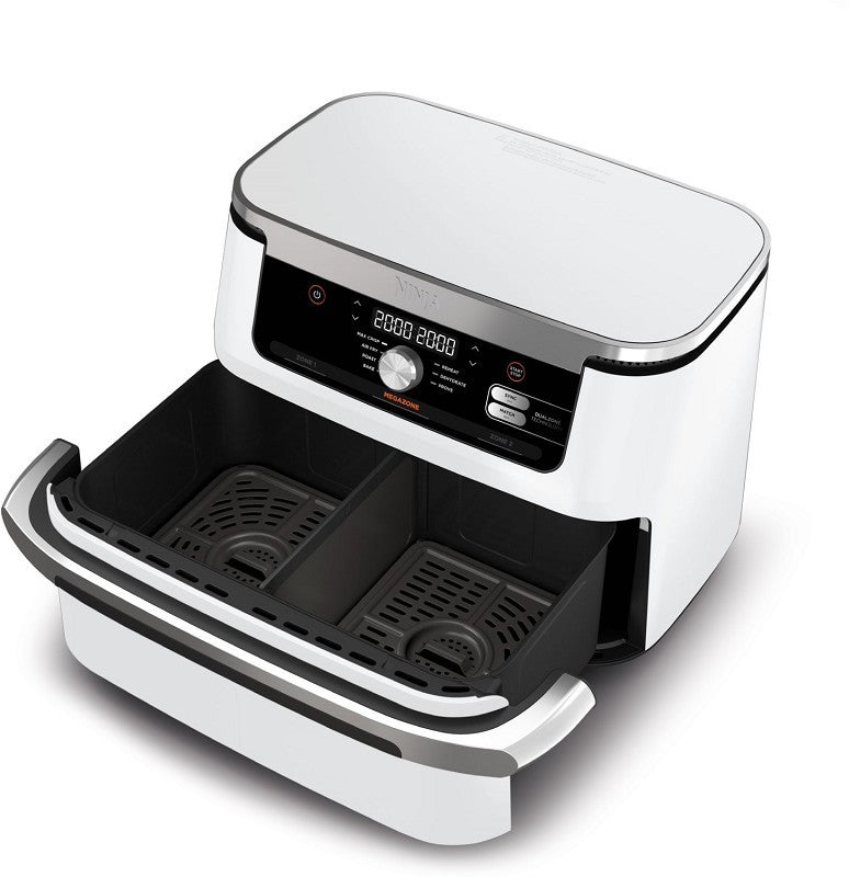 NINJA Heißluftfritteuse AF500EUWH Foodi FlexDrawer WEIß NEUHEIT