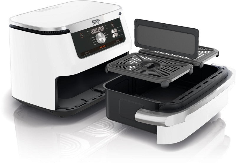 NINJA Heißluftfritteuse AF500EUWH Foodi FlexDrawer WEIß NEUHEIT