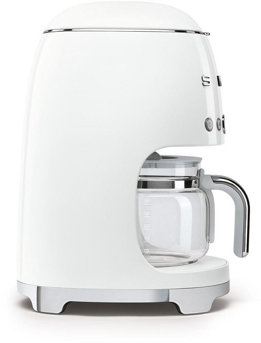Smeg Kaffeemaschine DCF02WHEU 50s Retro Style Weiß