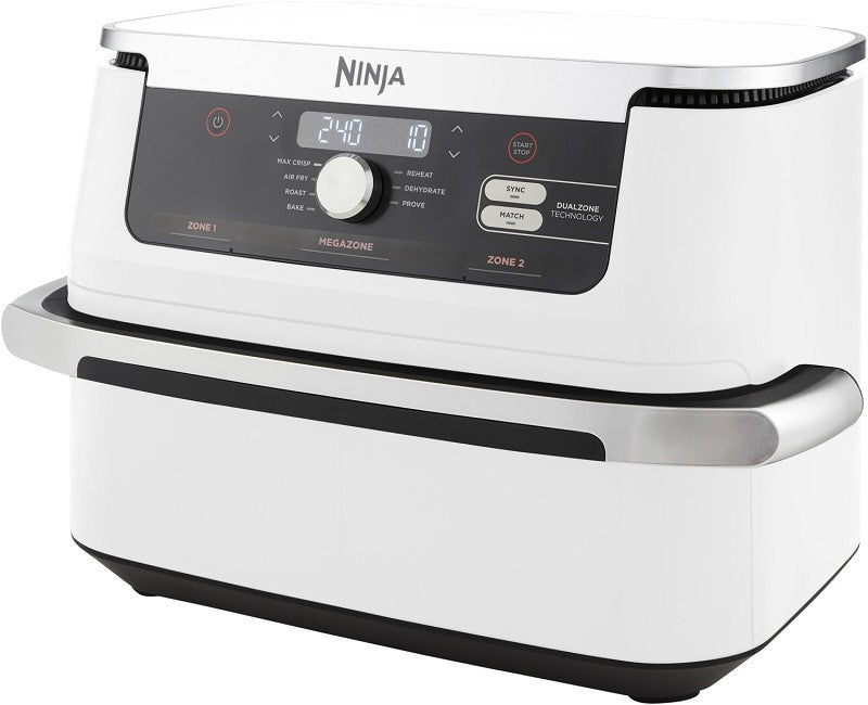 NINJA Heißluftfritteuse AF500EUWH Foodi FlexDrawer WEIß NEUHEIT