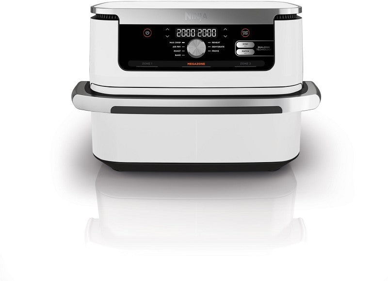NINJA Heißluftfritteuse AF500EUWH Foodi FlexDrawer WEIß NEUHEIT