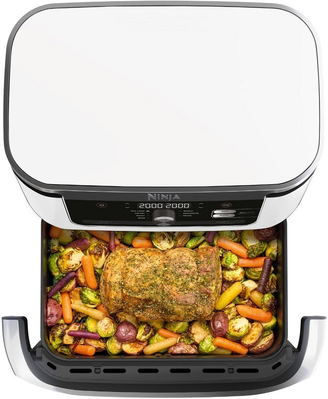 NINJA Heißluftfritteuse AF500EUWH Foodi FlexDrawer WEIß NEUHEIT