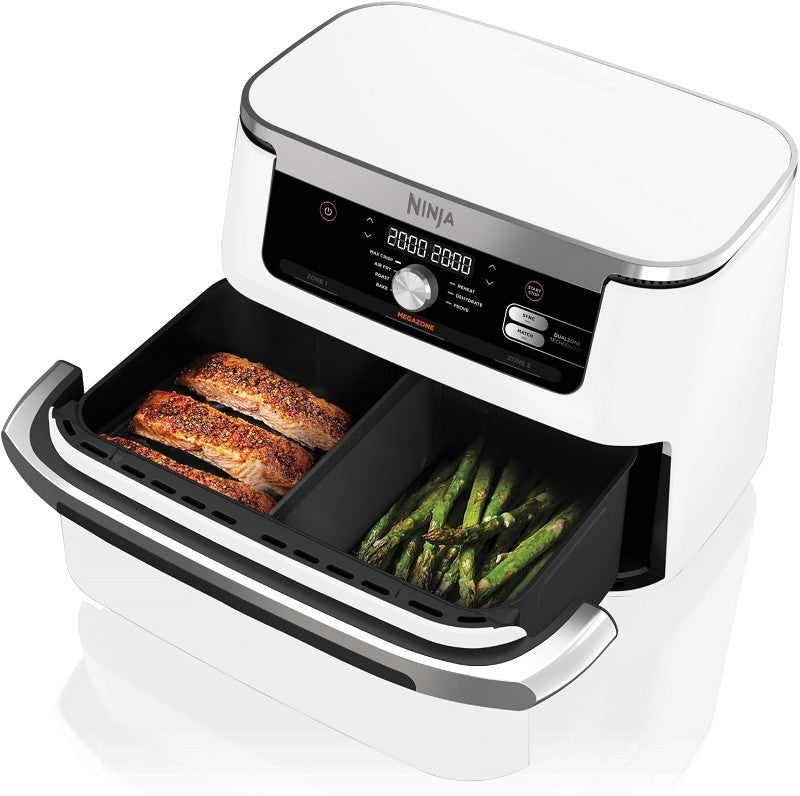 NINJA Heißluftfritteuse AF500EUWH Foodi FlexDrawer WEIß NEUHEIT