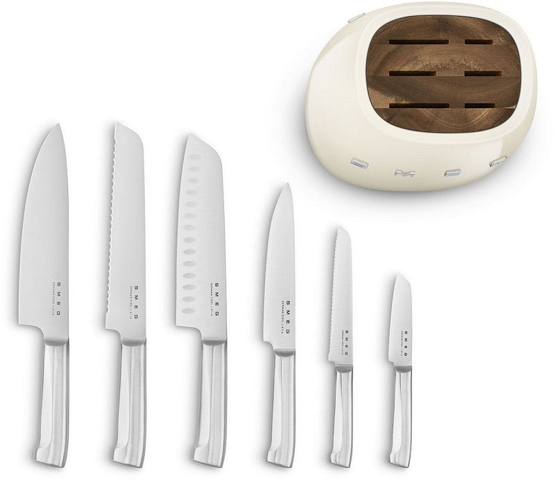Smeg sonstiges Küchen-Zubehör/Utensil KBSF02CR Messerblock (6 tlg.)