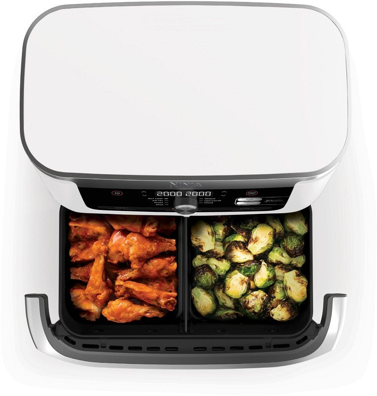 NINJA Heißluftfritteuse AF500EUWH Foodi FlexDrawer WEIß NEUHEIT