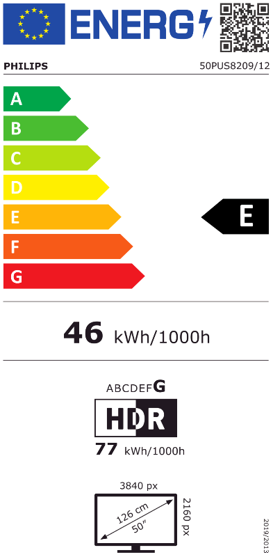 Philips 50PUS8209/12 50 Zoll QLED - TV Ambilight, Ultra HD,