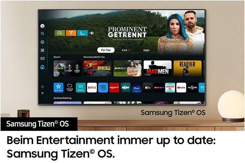Samsung GU43DU7199UXZG Schwarz Smart TV LED 43 Zoll