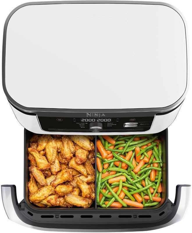 NINJA Heißluftfritteuse AF500EUWH Foodi FlexDrawer WEIß NEUHEIT