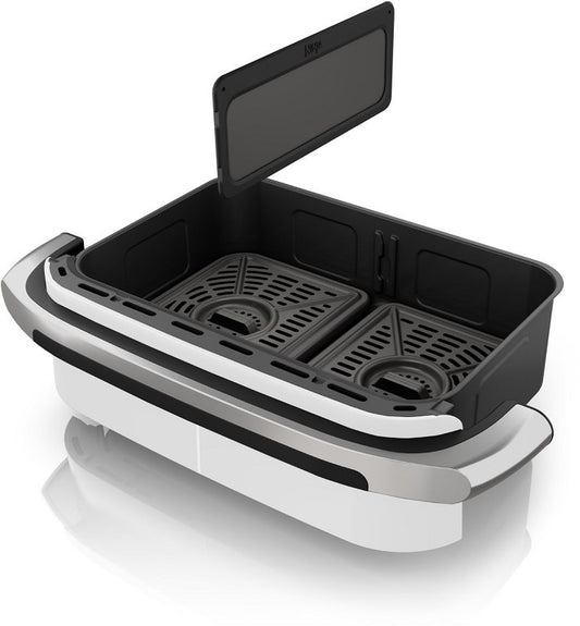 NINJA Heißluftfritteuse AF500EUWH Foodi FlexDrawer WEIß NEUHEIT