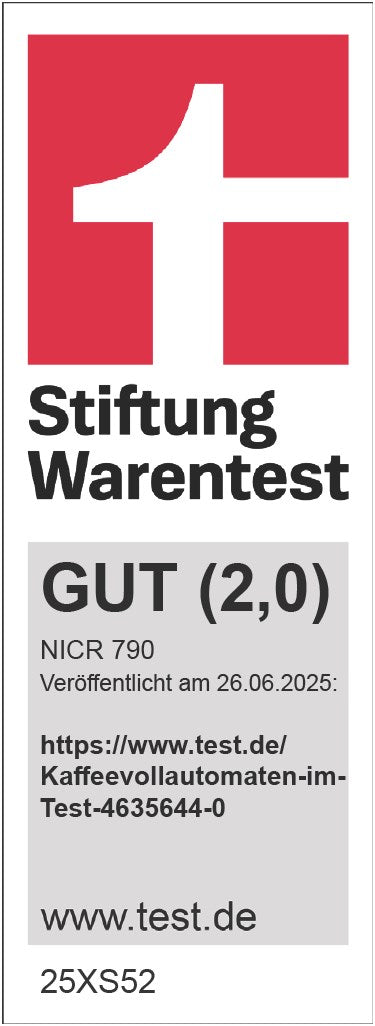Nivona CafeRomatica NICR 790 Kaffee-Vollautomat mattschwarz/chrom