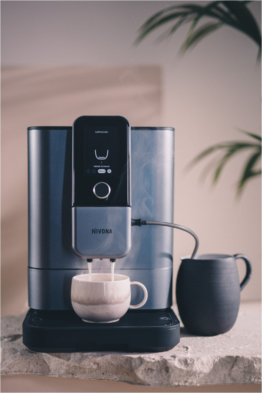 Nivona CafeRomatica NIVO 8107 Kaffee-Vollautomat perlenblau