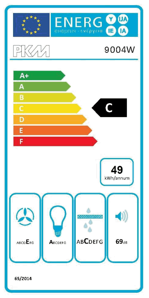 PKM 9004 W Esse/Dekor-Dunstabzugshauben edelstahl