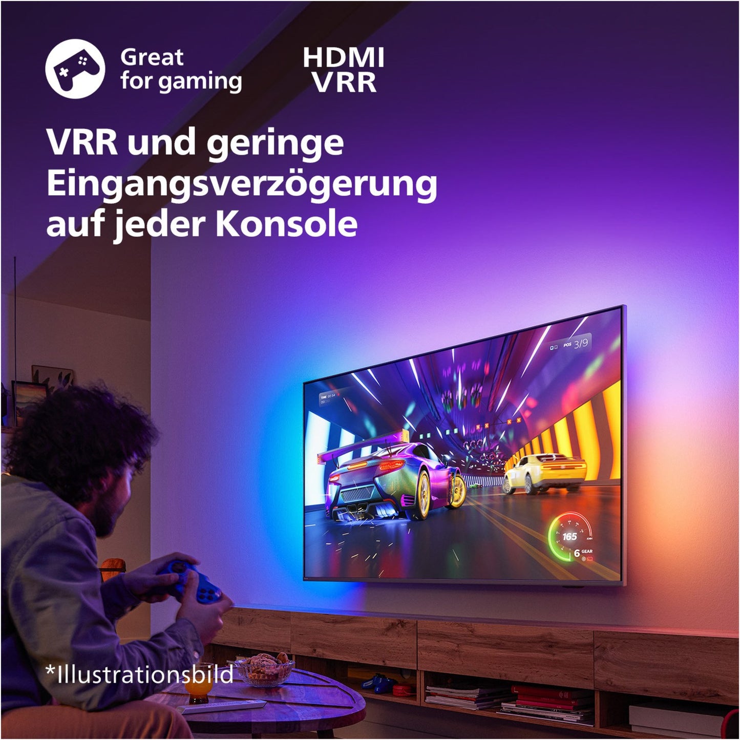 Philips 43PUS8389/12 108 cm (43") LCD-TV mit LED-Technik mattschwarz / G