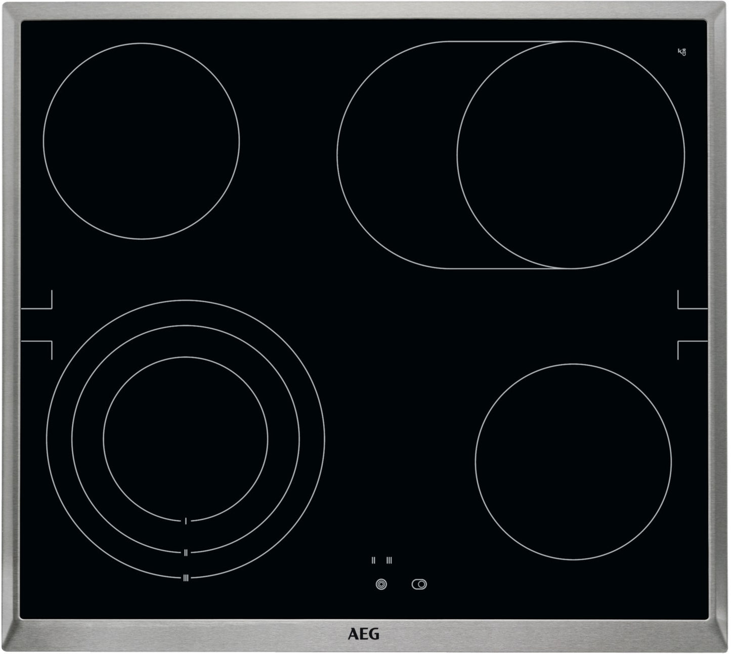 AEG FHHS23M01 Herdset bestehend aus EES33101ZM + HE604070XB edelstahl/cleansteel + edelstahl / A
