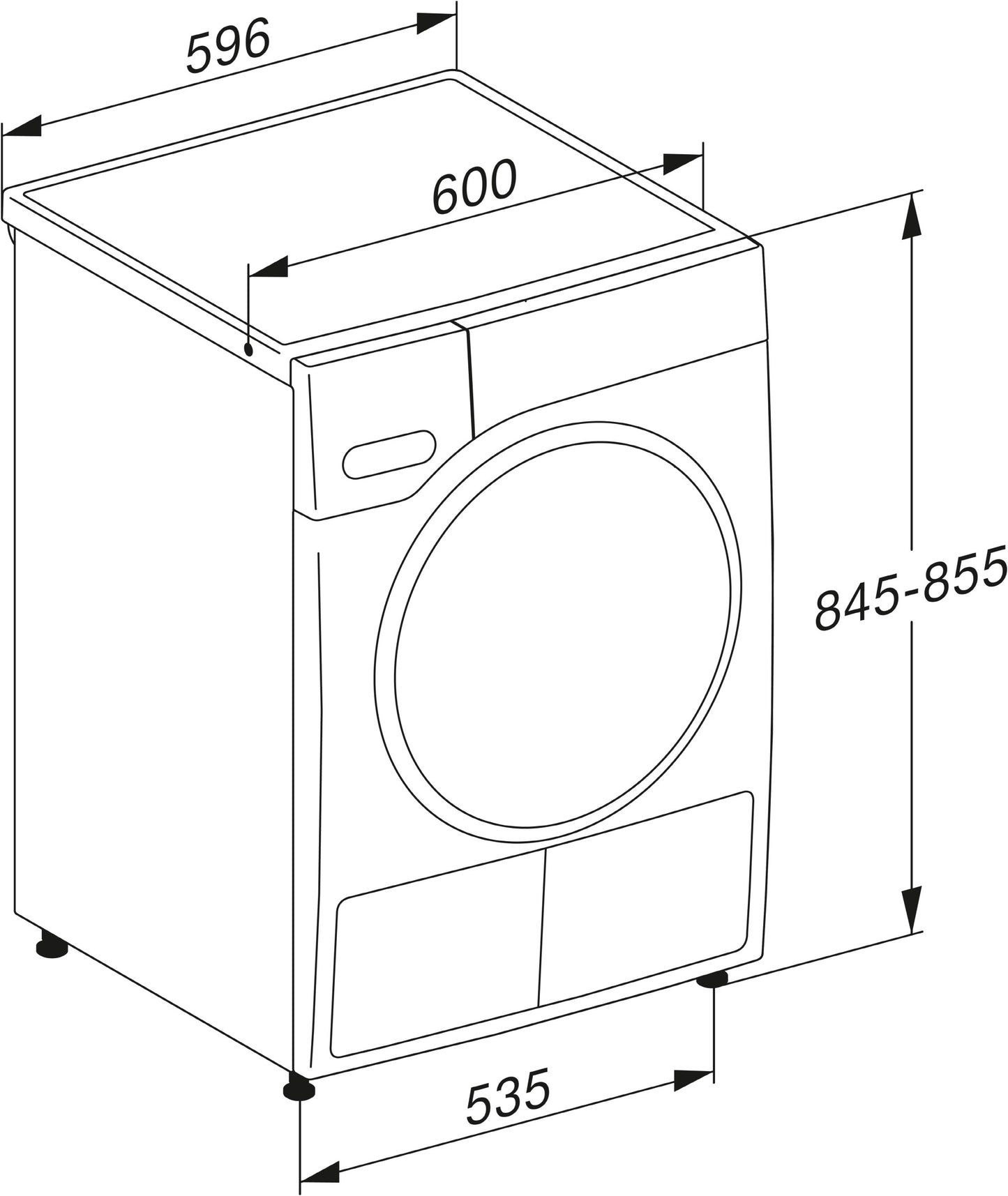 Miele TWF 760 WP Wärmepumpentrockner 8kg lotosweiß / A+++