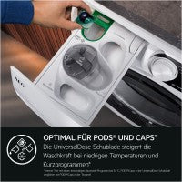 AEG Lavamat LR7E60489 Stand-Waschmaschine-Frontlader weiß / A
