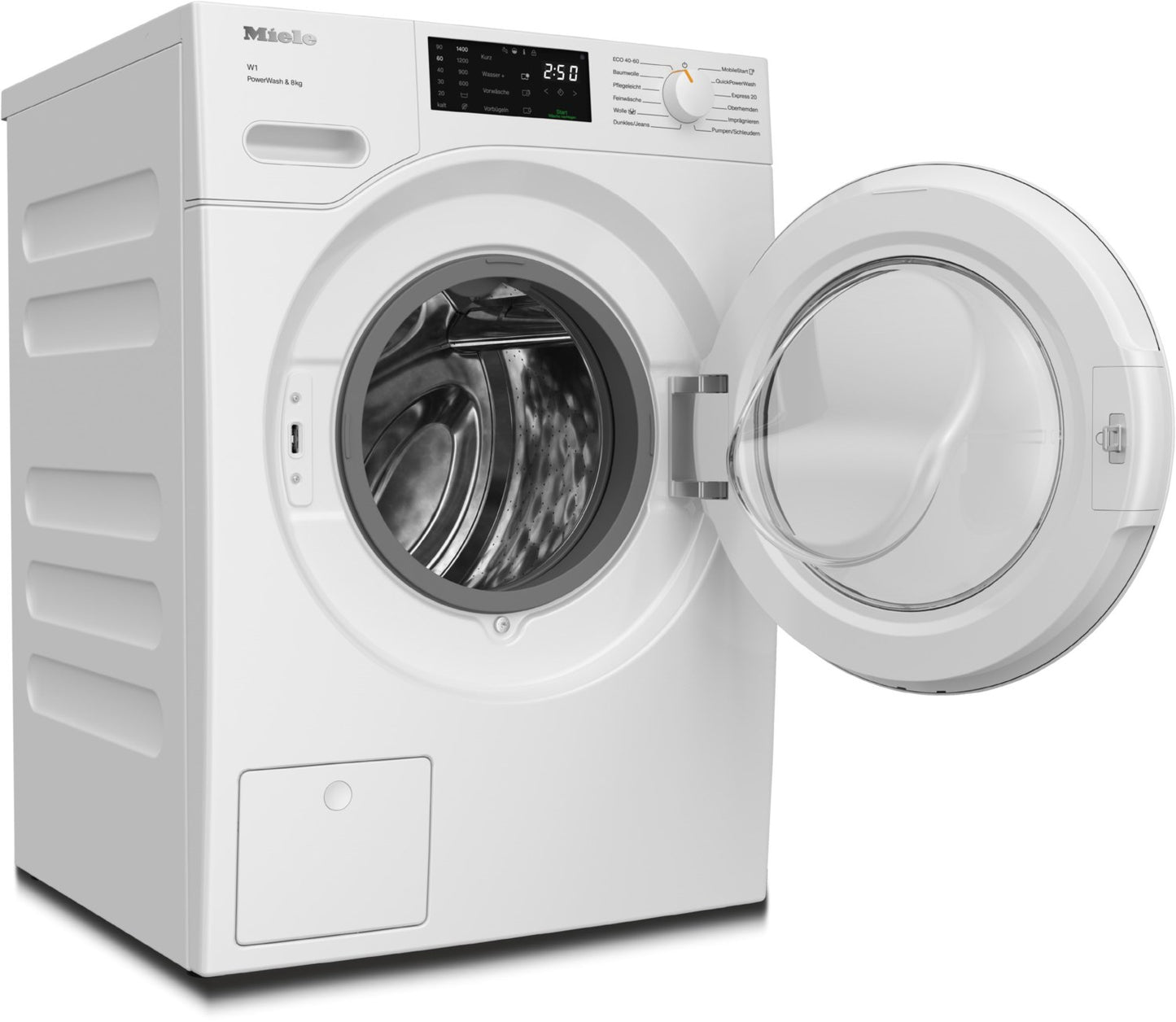 Miele WWB360 WPS PWash & 8kg Stand-Waschmaschine-Frontlader lotosweiß / A