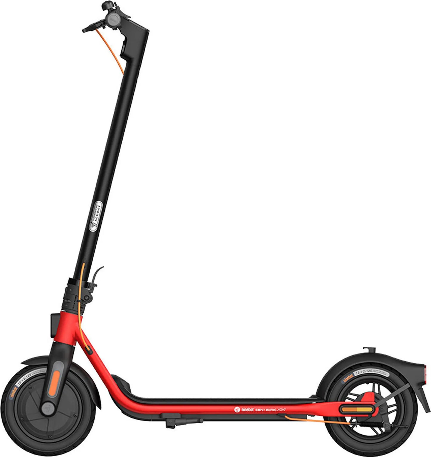 Ninebot by Segway D38D E-Scooter 20 km/h Schwarz, Rot Gebraucht / Generalüberholt