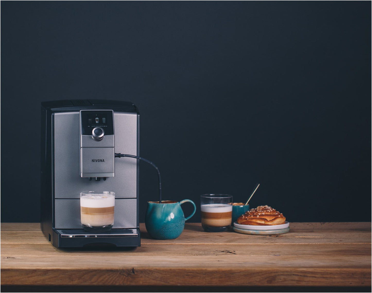 Nivona CafeRomatica NICR 795 Kaffee-Vollautomat titan/chrom