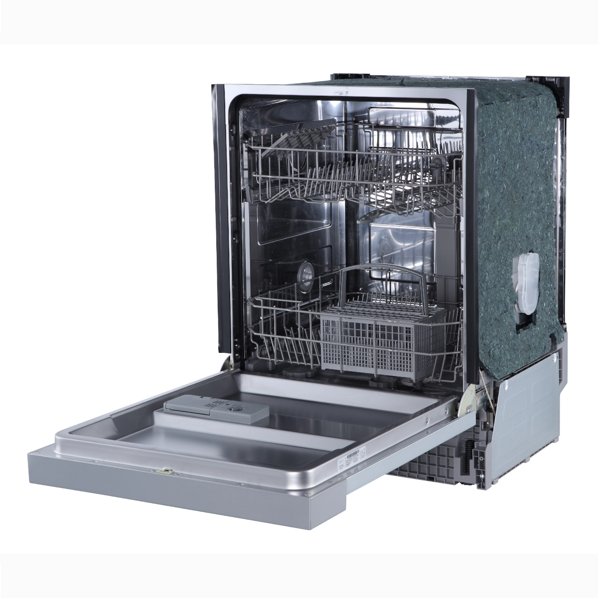 PKM GSP12-6TI-P Teilintegrierter Einbau-Geschirrspüler 60 cm silber