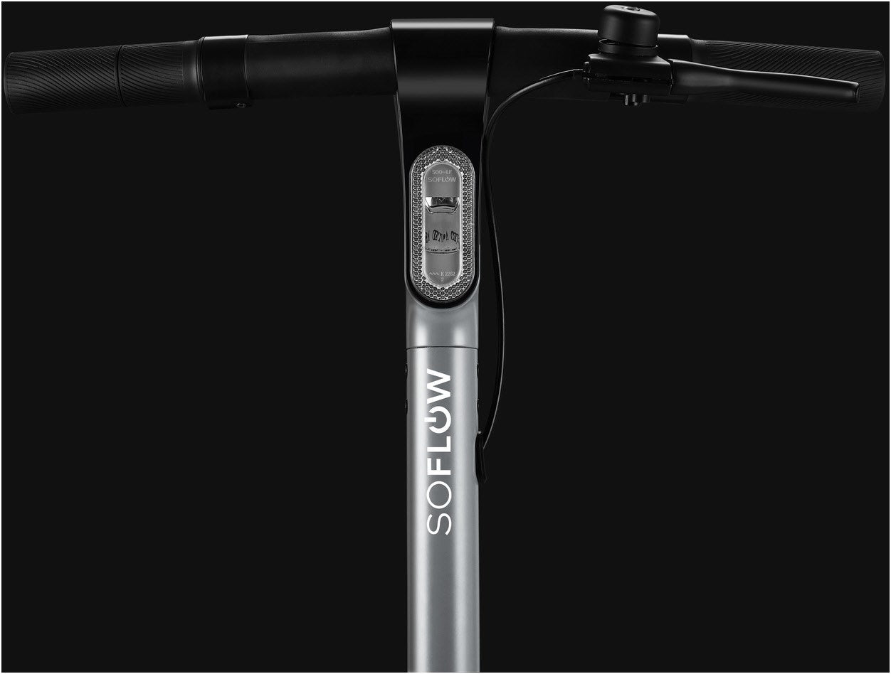 SoFlow SO ONE E-Scooter mit Straßenzulassung silber/grau Gebraucht / Generalüberholt