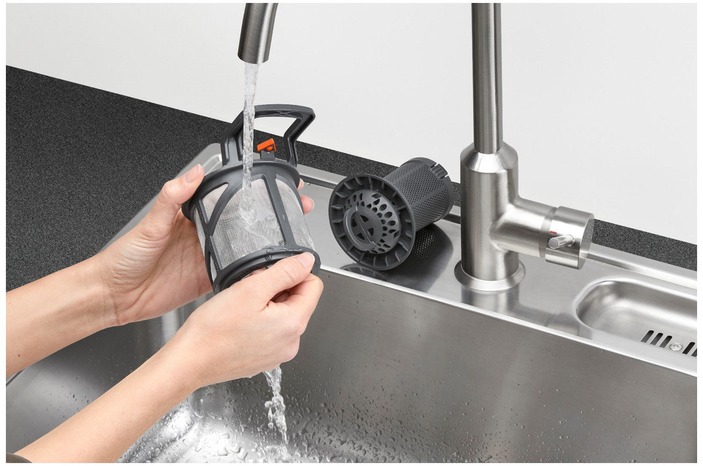 AEG Favorit FUS6491XZM Unterbau-Geschirrspüler 60 cm edelstahl / C
