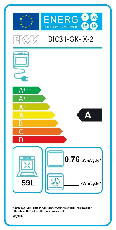 PKM BIC 3-I GK IX-2 Herdset edelstahl + rahmenlos