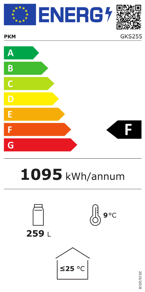 PKM GKS 255 Flaschenkühlschrank weiß