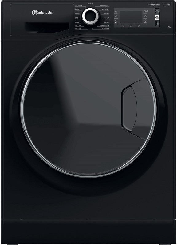 Bauknecht WM BB 8A, 8 kg,1.400 U/min, Waschmaschine, schwarz