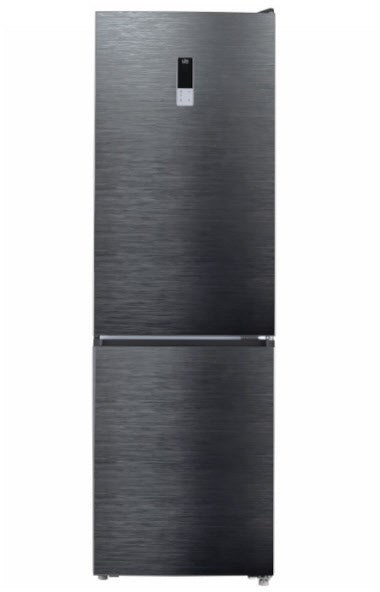 Wolkenstein WKG456ENFDDIX Kühl-/Gefrierkombination dark inox