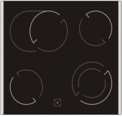 PKM BIC 7-2 KB GK IX-2 Herdset edelstahl + edelstahl/rahmenlos