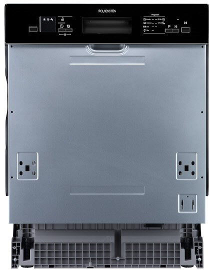 Wolkenstein WGSP14-6DTI Teilintegrierter Einbau-Geschirrspüler 60 cm schwarz