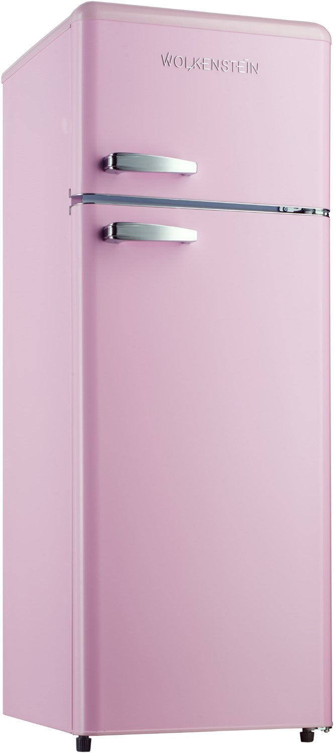 Wolkenstein GK212.4RT SP Standkühlschrank mit Gefrierraum pink