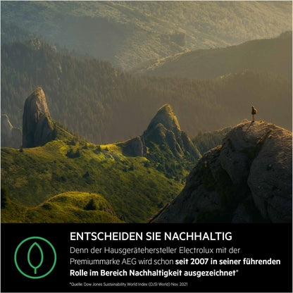 AEG Lavamat LR8E75697 Stand-Waschmaschine-Frontlader weiß / A