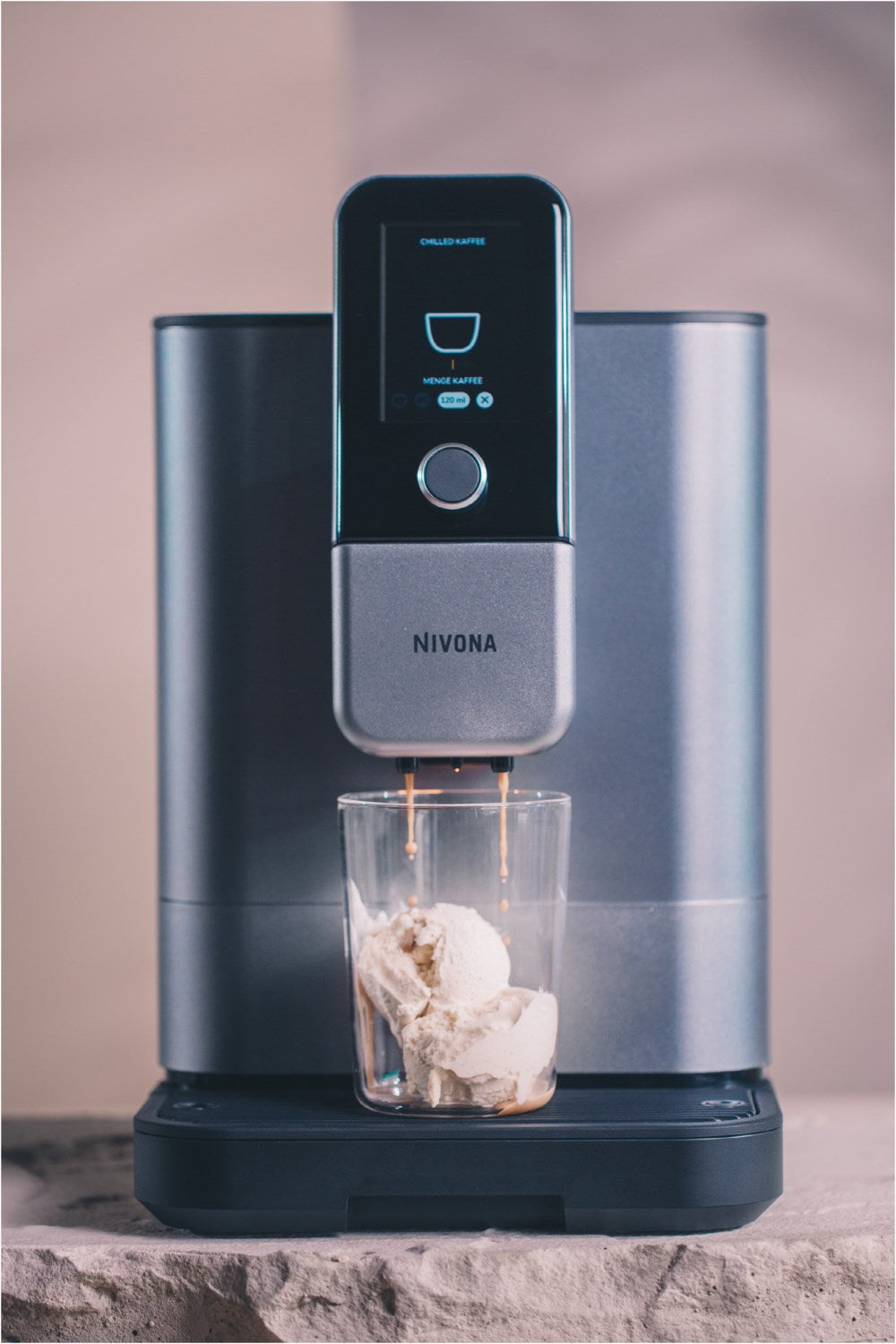 Nivona CafeRomatica NIVO 8107 Kaffee-Vollautomat perlenblau