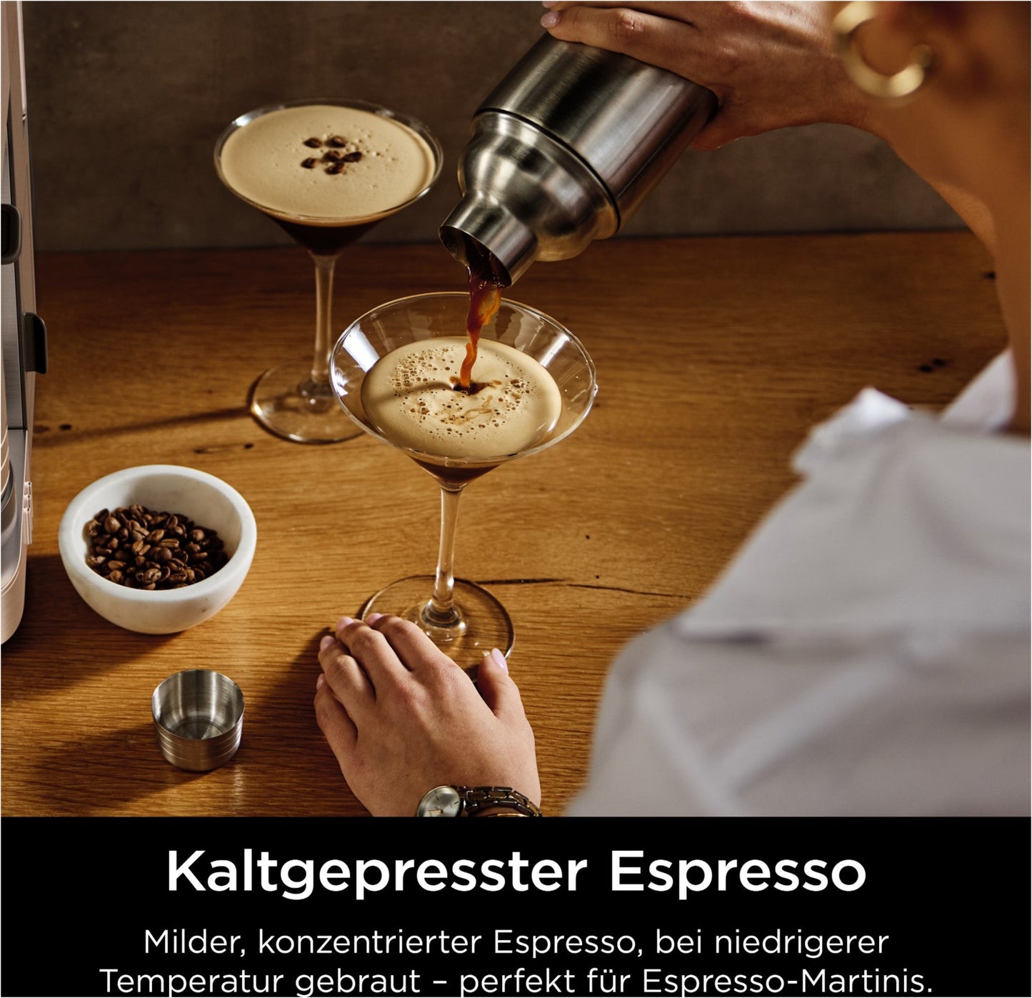 NINJA ES701EU Siebträgermaschine schwarz/edelstahl