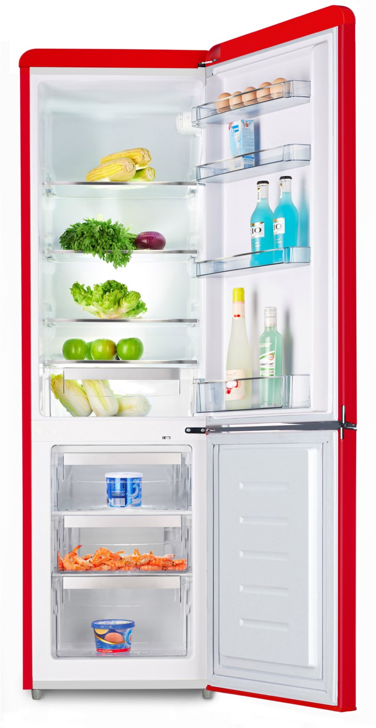 Wolkenstein KG250.4RT FR A++ Kühl-Gefrier-Kombination rot