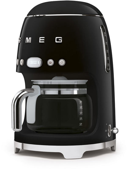 Smeg Kaffeemaschine DCF02BLEU schwarz 50`s Retro Style