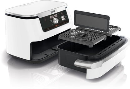 NINJA Heißluftfritteuse AF500EUWH Foodi FlexDrawer WEIß NEUHEIT