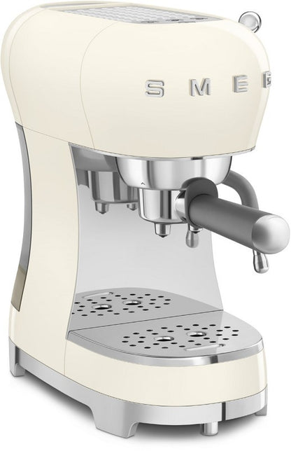 Smeg Siebträgermaschine ECF02CREU 50s Style, creme