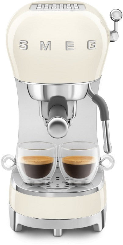 Smeg Siebträgermaschine ECF02CREU 50s Style, creme