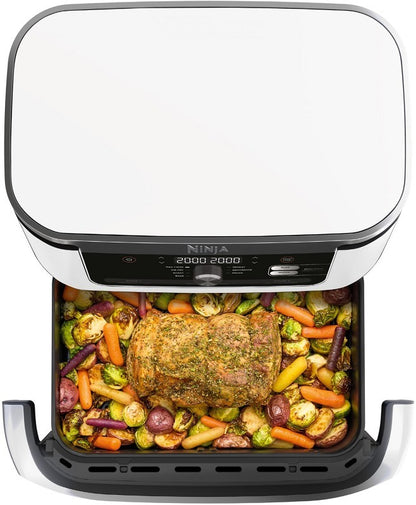 NINJA Heißluftfritteuse AF500EUWH Foodi FlexDrawer WEIß NEUHEIT