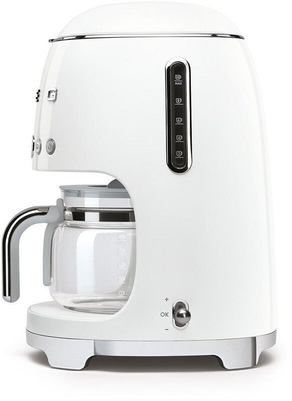 Smeg Kaffeemaschine DCF02WHEU 50s Retro Style Weiß